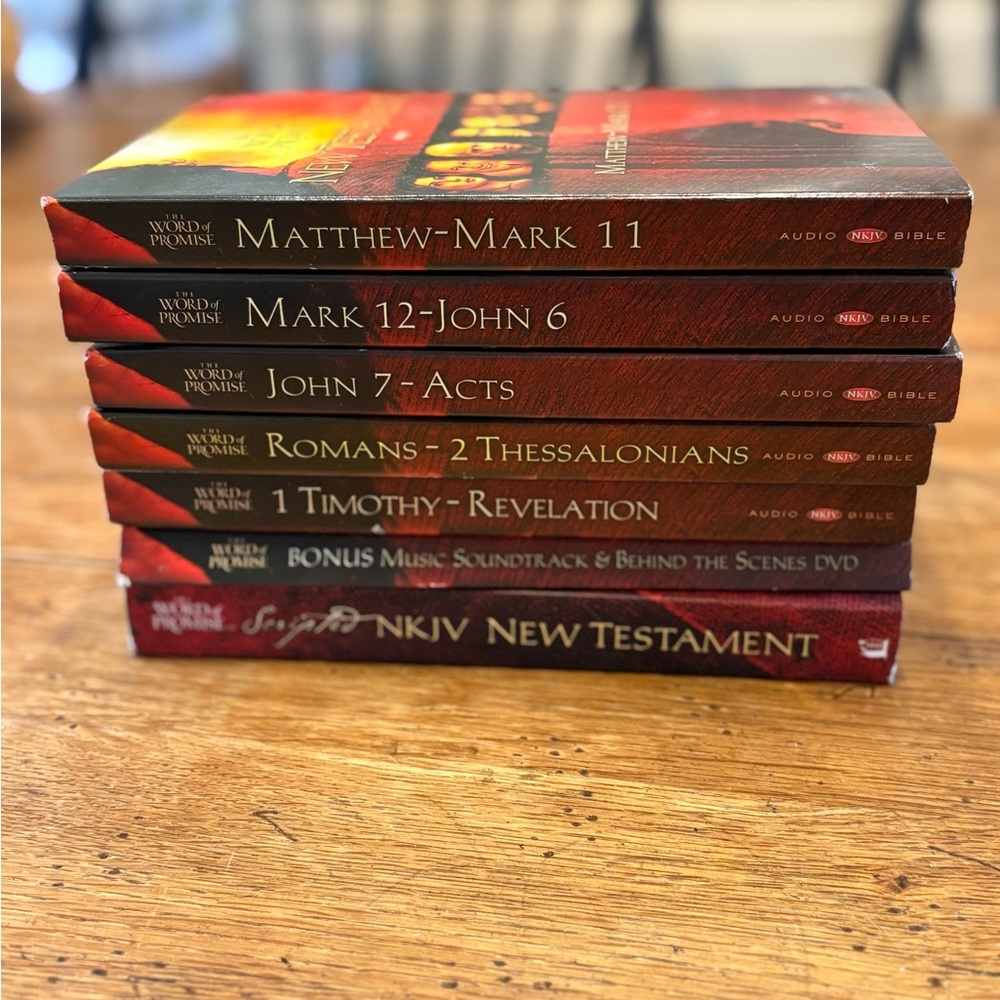 NKJV New Testament Word of Promise DVD Audio Bible Set